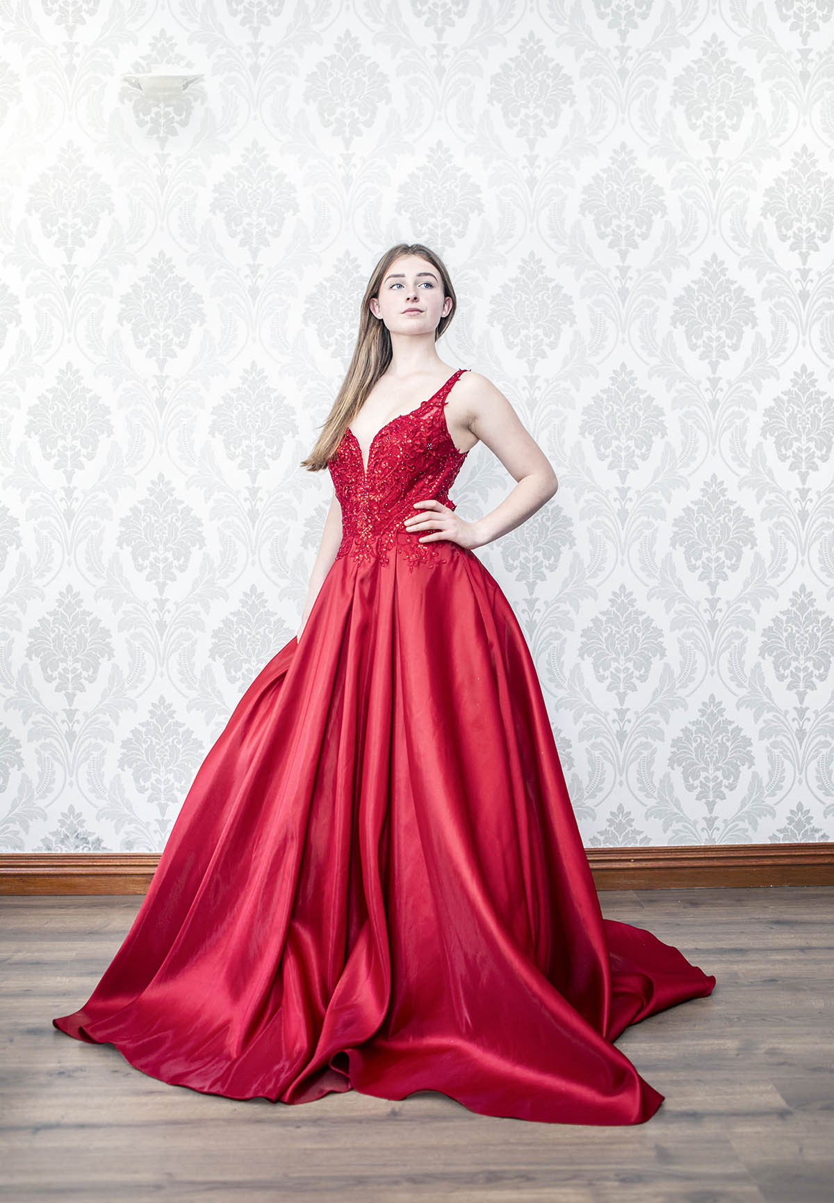 Halo Gorgeous Boutique Red Evening Dress