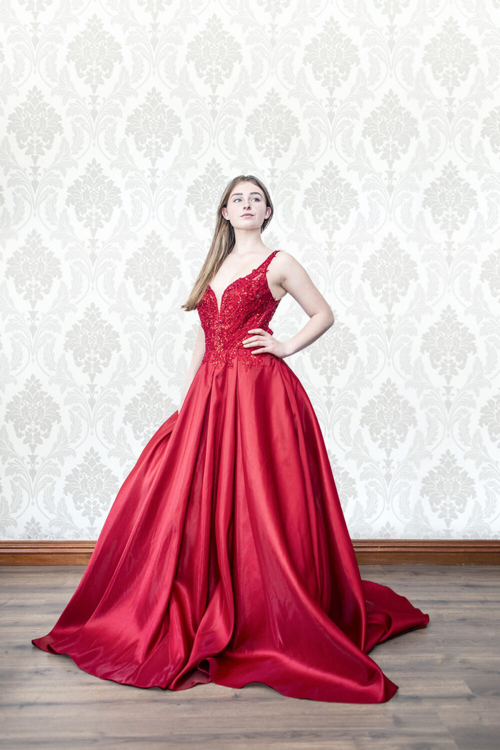 Halo Gorgeous Boutique Red Evening Dress